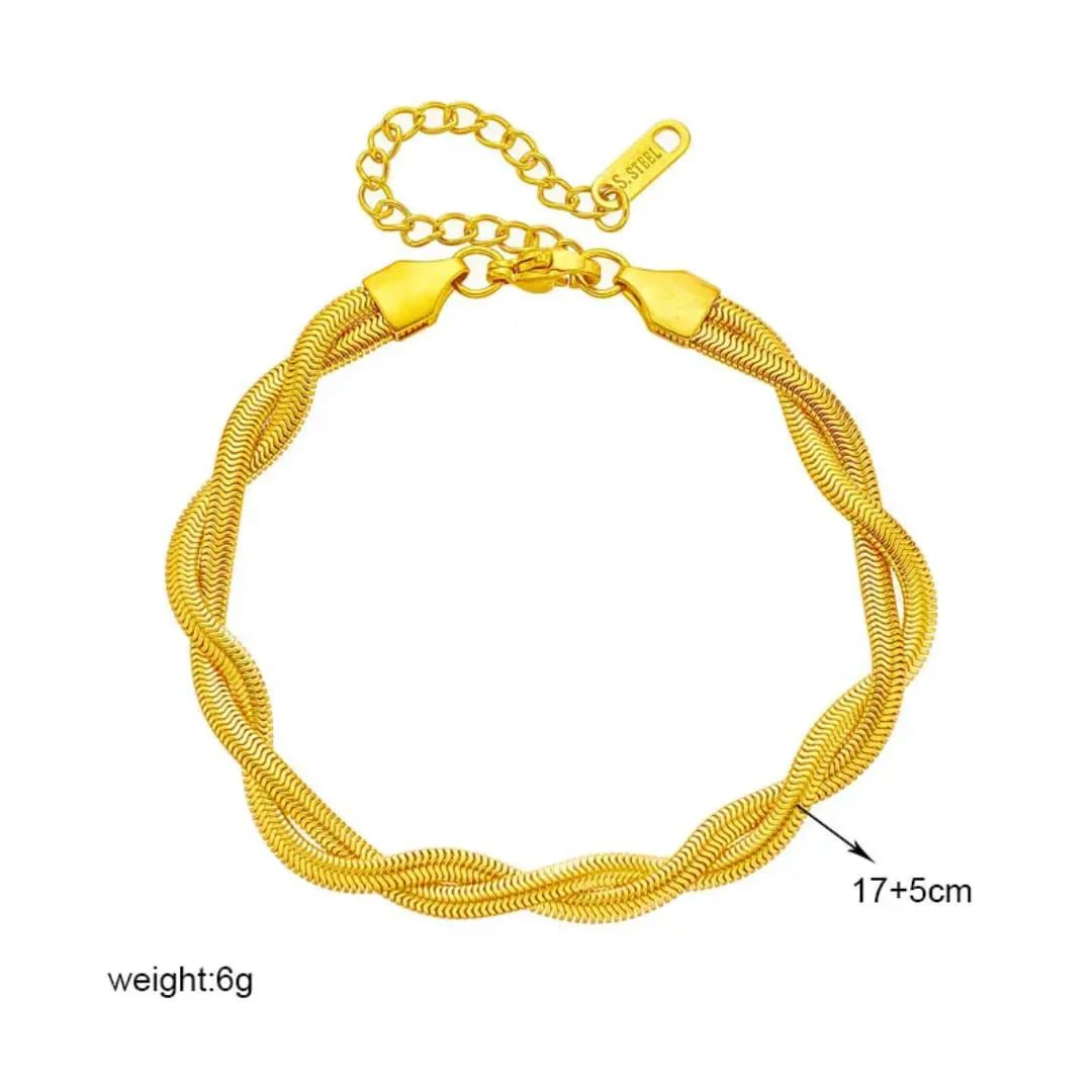 Luxe Curl Chain Bracelet - Image 3