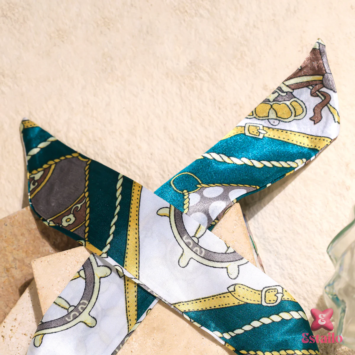 Meadow Luxe Knot Scarf Necklace - Image 5