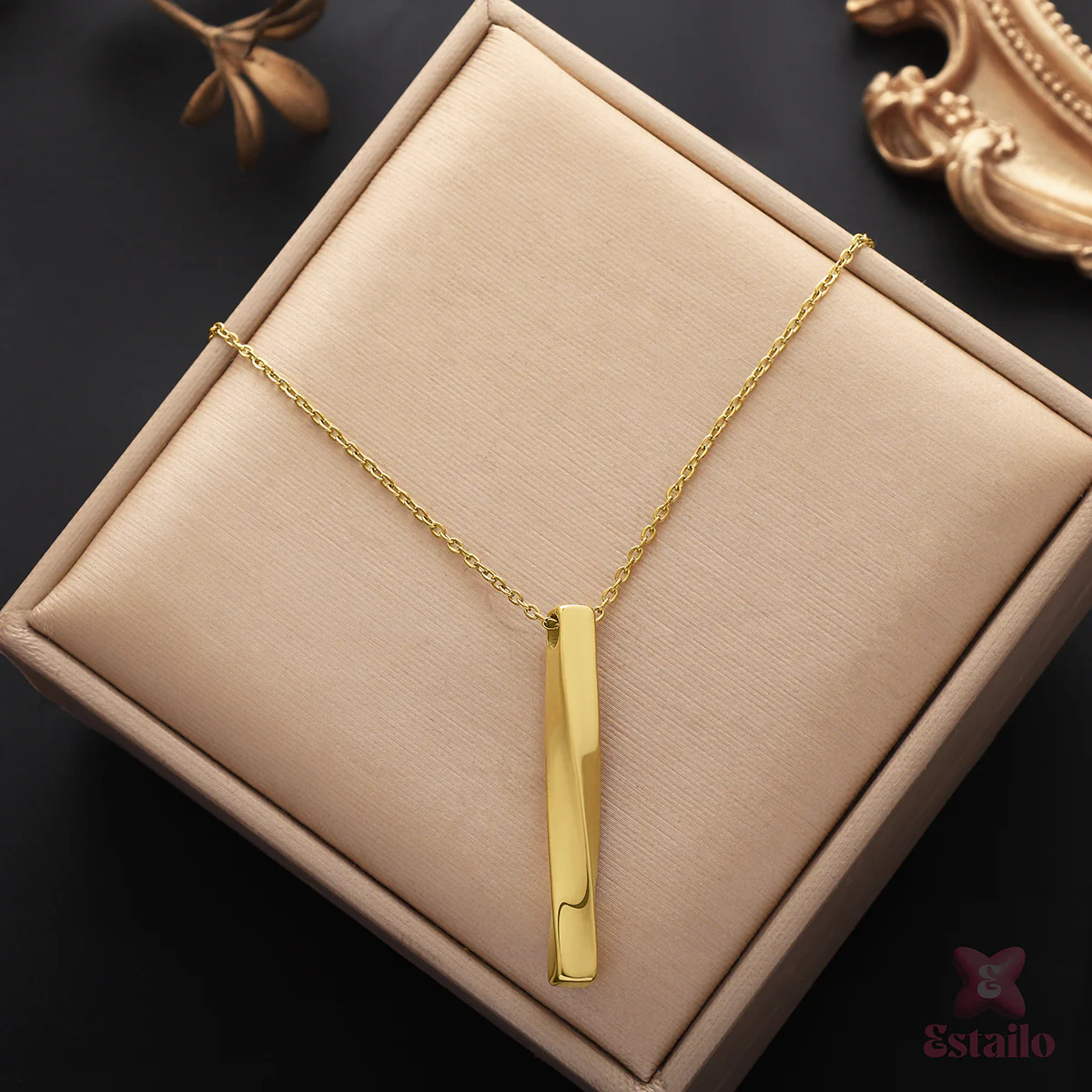 Meridian Gold Necklace