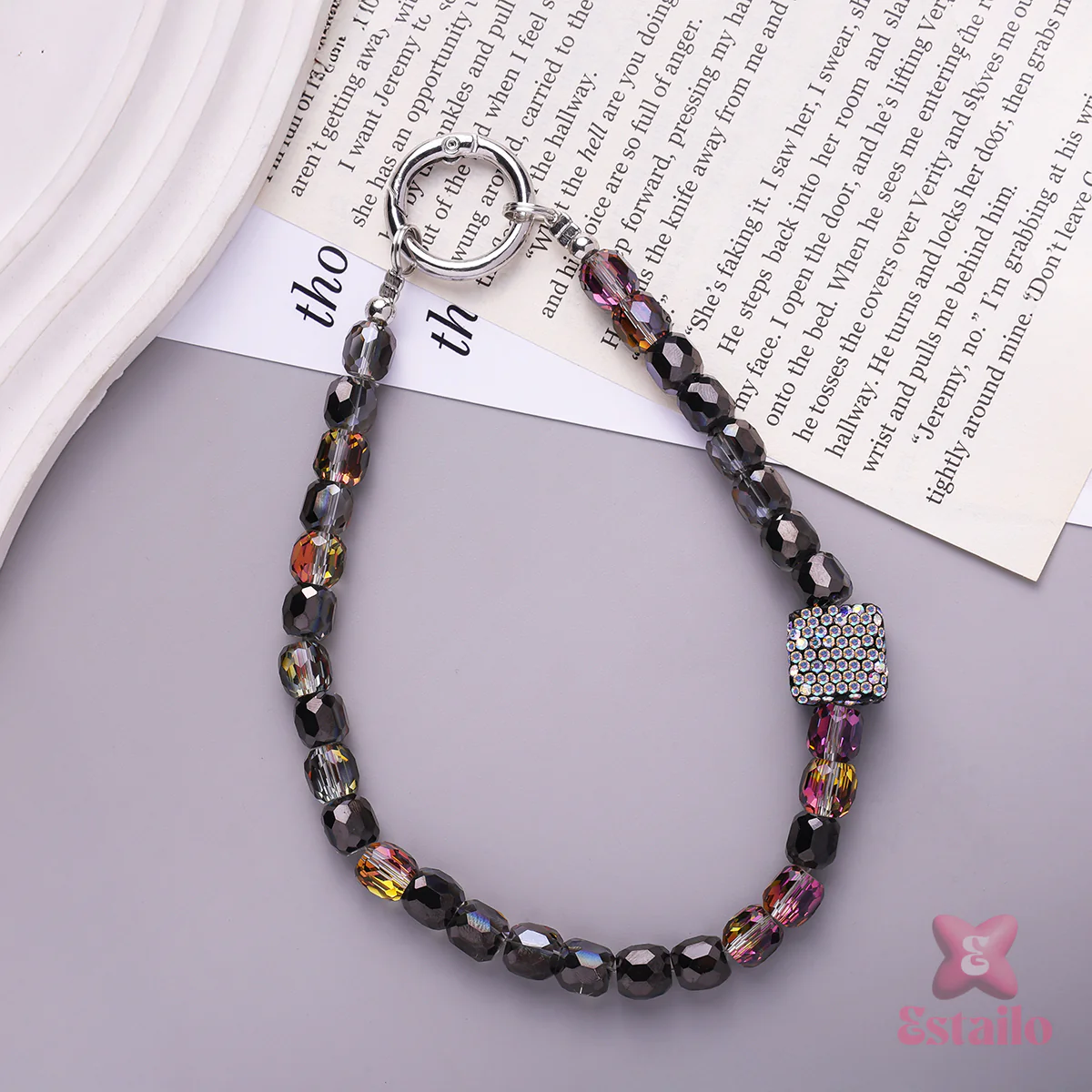 Midnight Glimmer Phone Charm