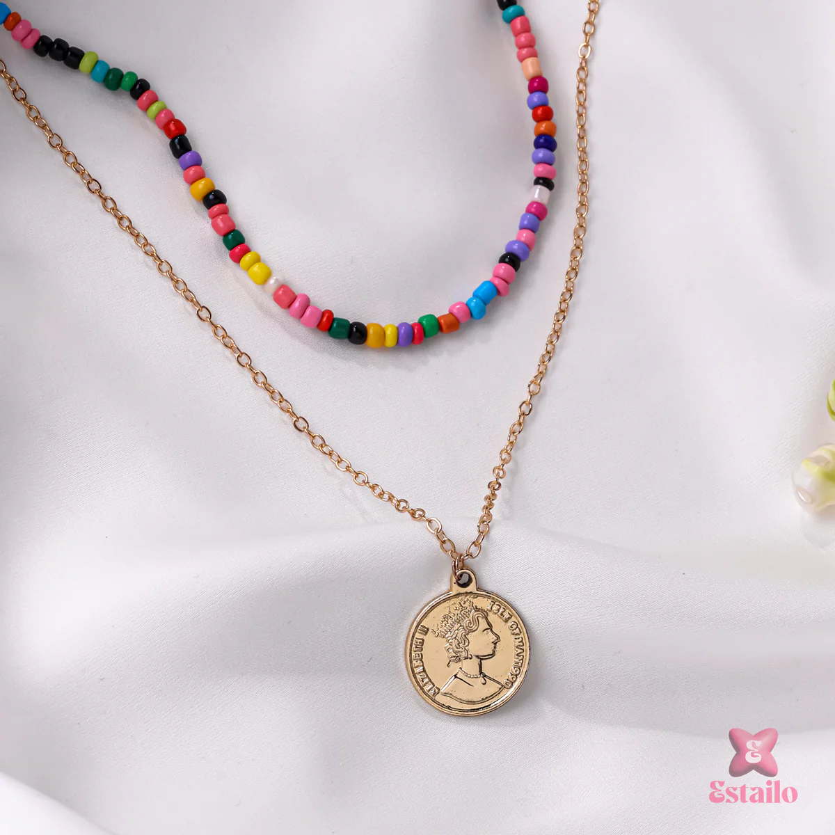 Multicolor Monarch Necklace - Image 2