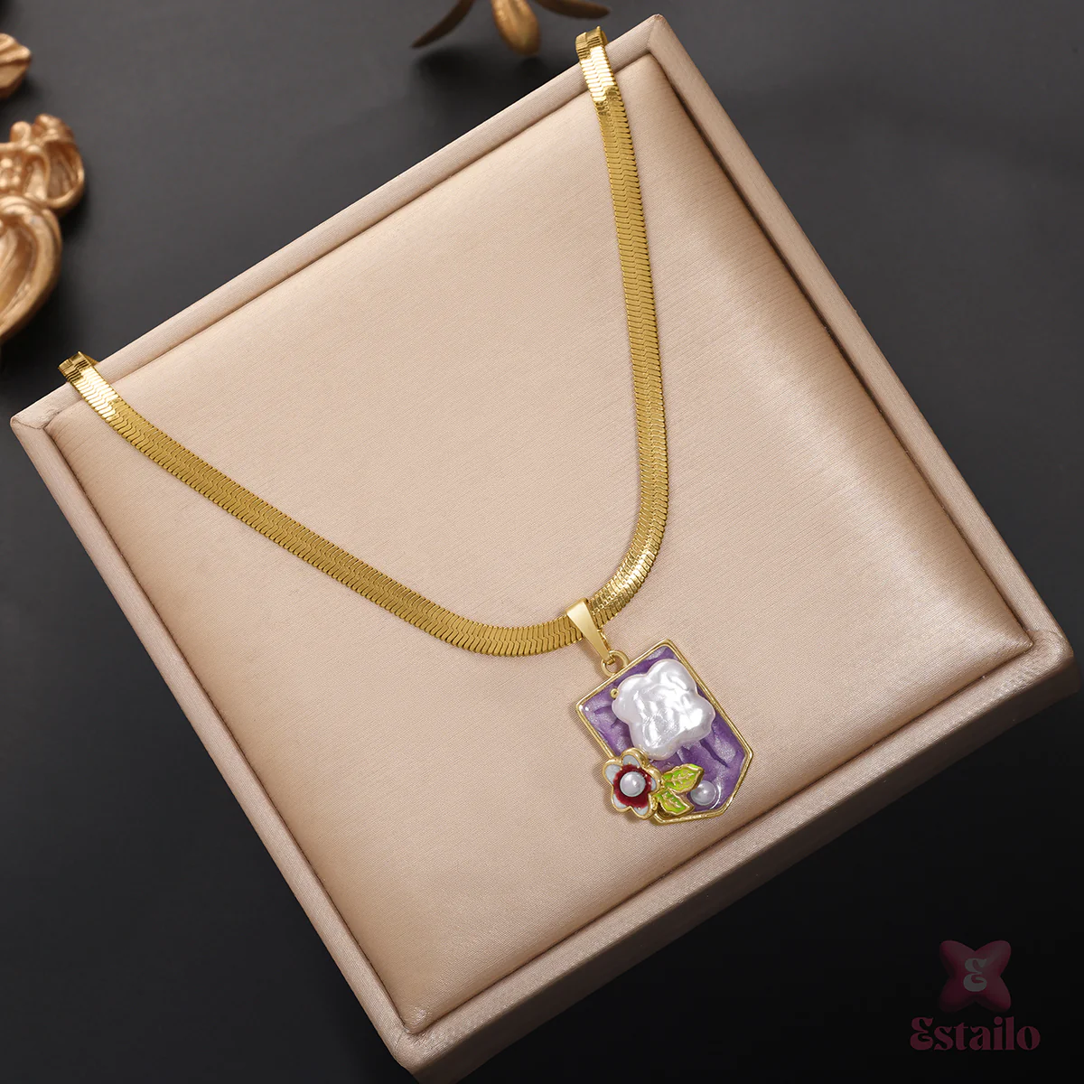 Mystic Flora Chain Necklace - Image 2