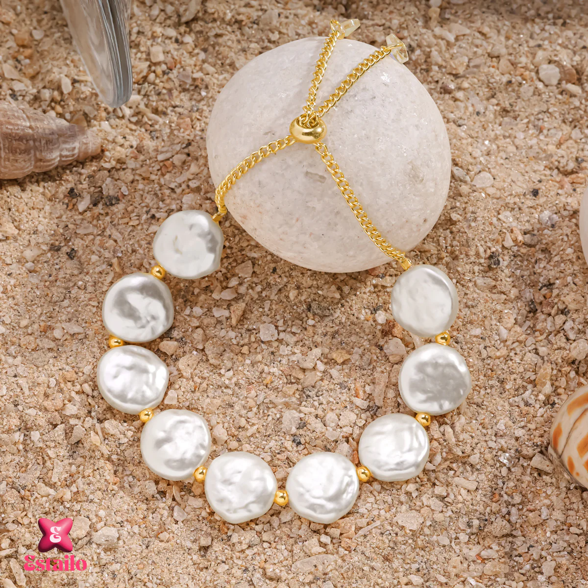 Ocean Muse Pearl Bracelet - Image 2