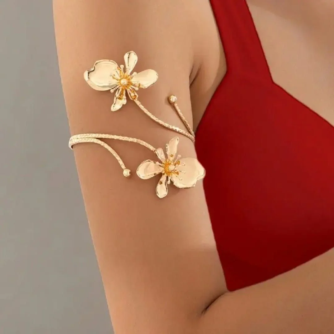 Olympian Floral  Arm Cuff - Image 2
