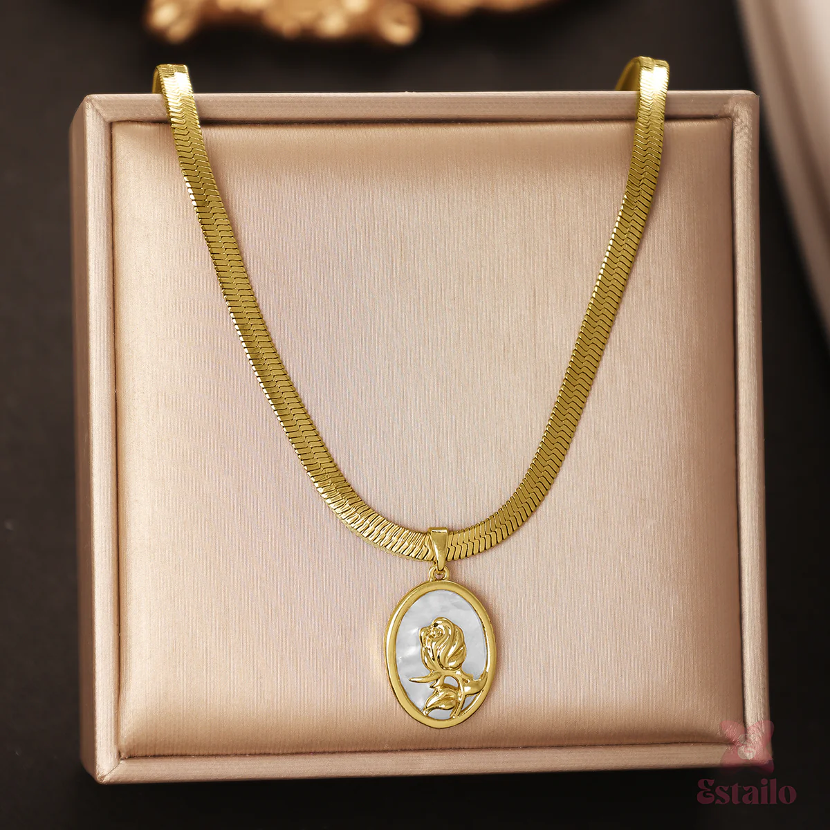 Opulent Rose Necklace - Image 2