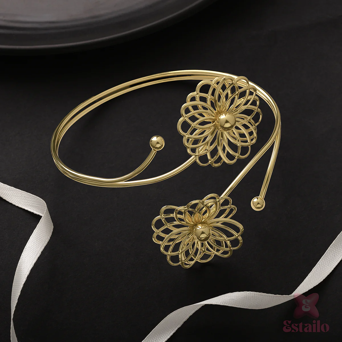 Orchid Whirl Daiy Arm Cuff - Image 2