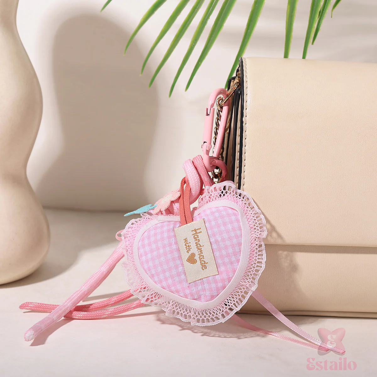 Pastel Love Knot Bag Charm - Image 2