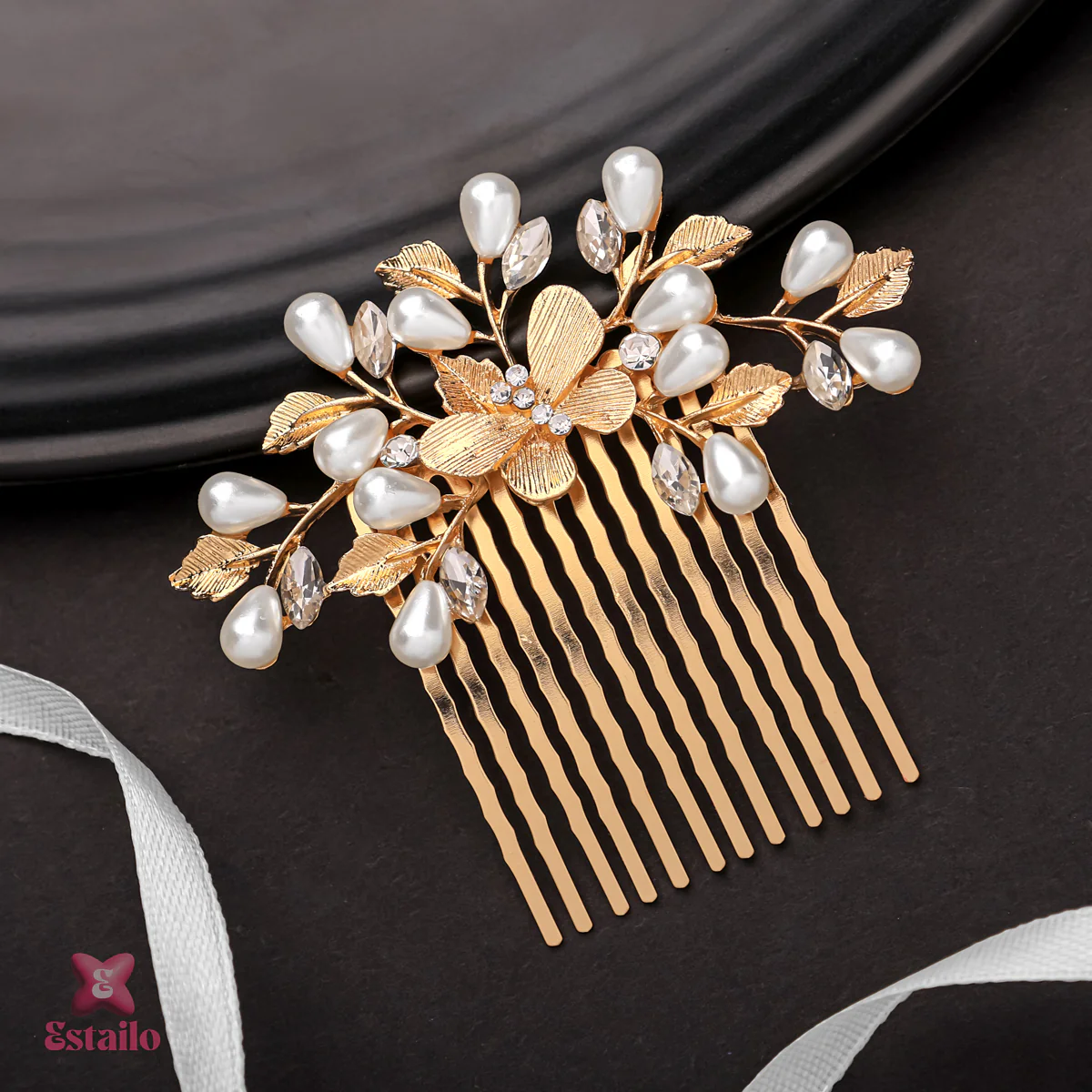 Pearl Blossom Grace Comb - Image 2