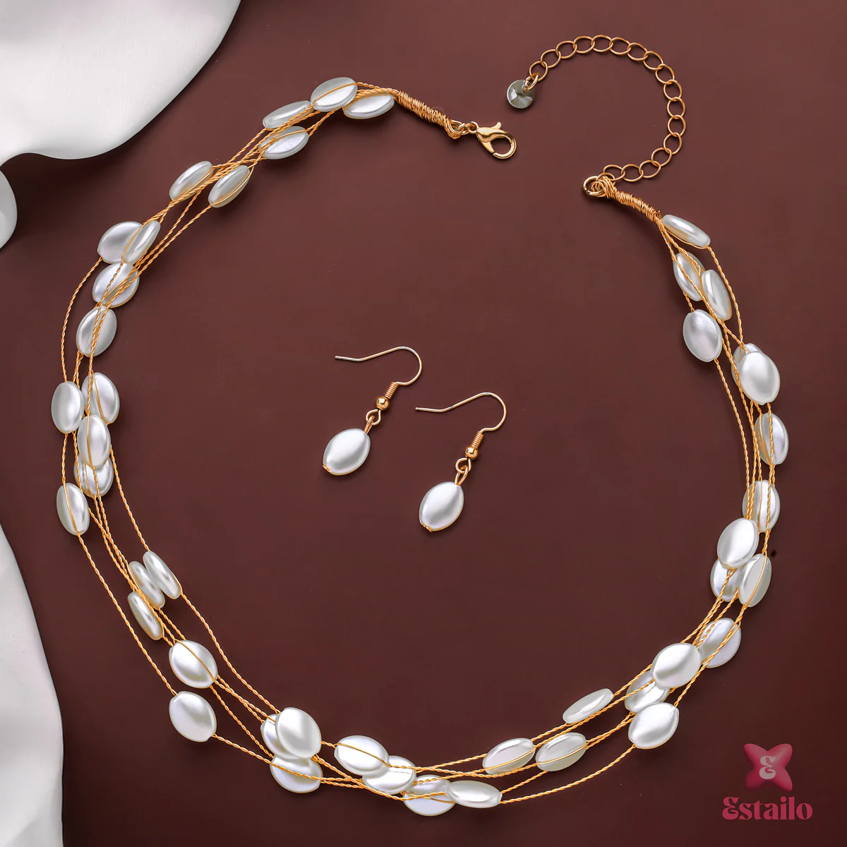 Pearl Dream Necklace Set - Image 2