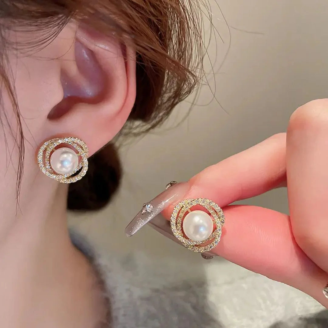 Pearlfect Drop Earrings - Image 2
