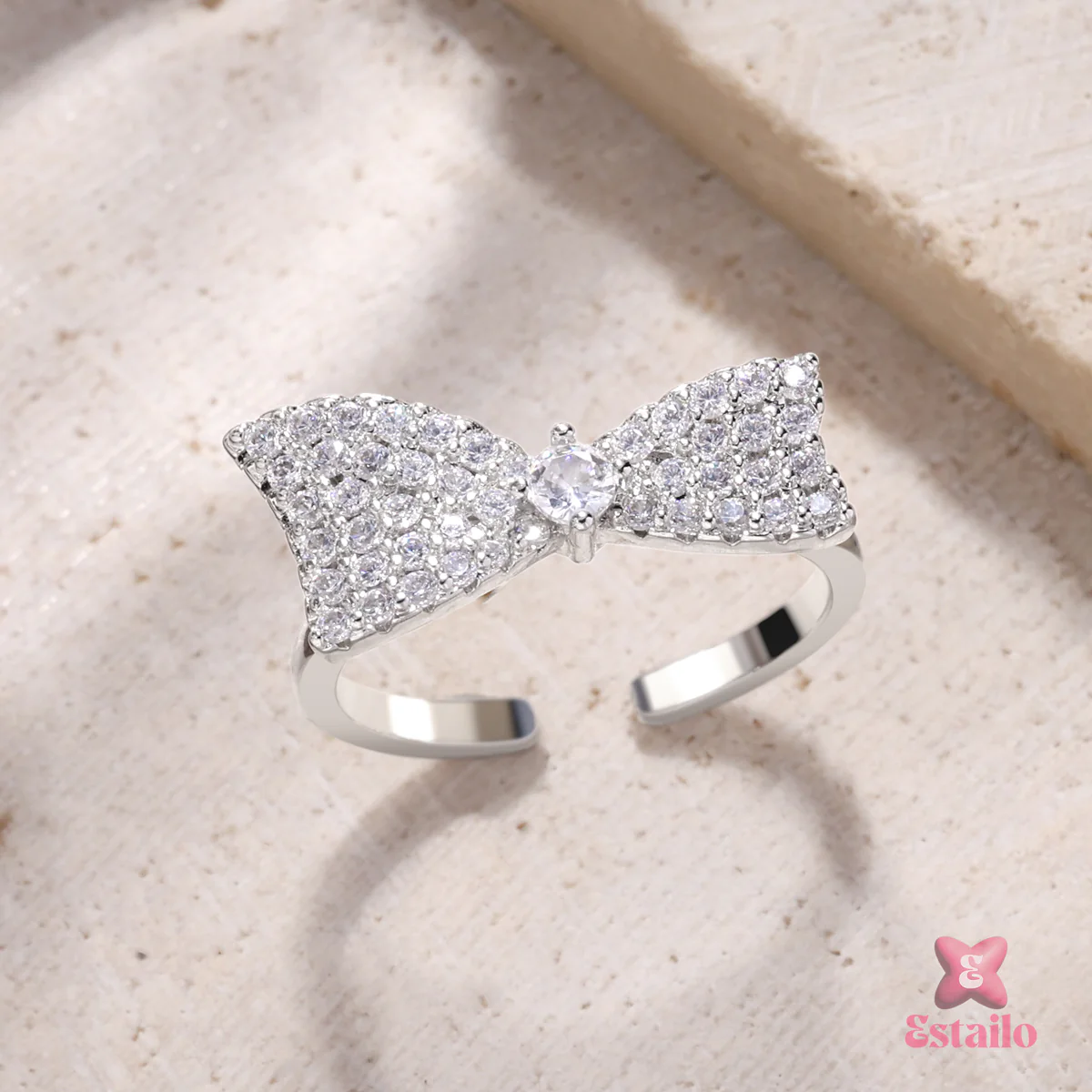 Precious Bow Statement Ring - Image 3
