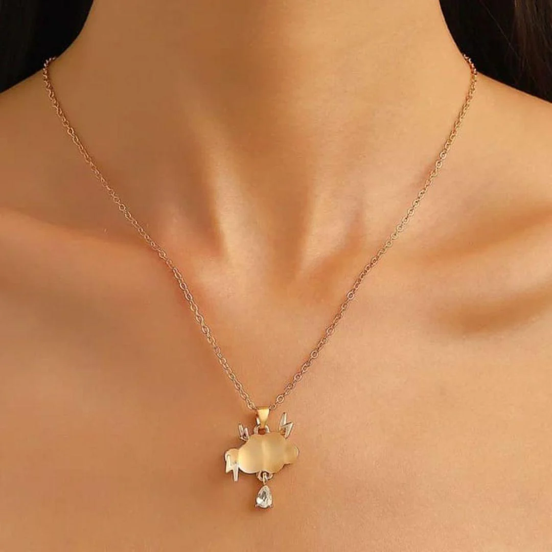Rain Cloud & Bolt Pendant - Image 3