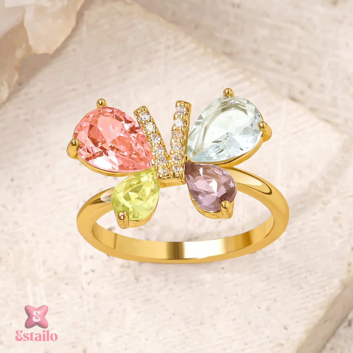 Rainbow Wing Ring - Image 2