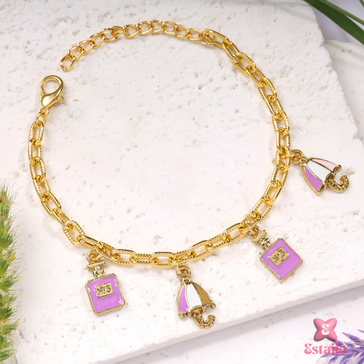 Rainy Day Glam Charm Bracelet - Image 3