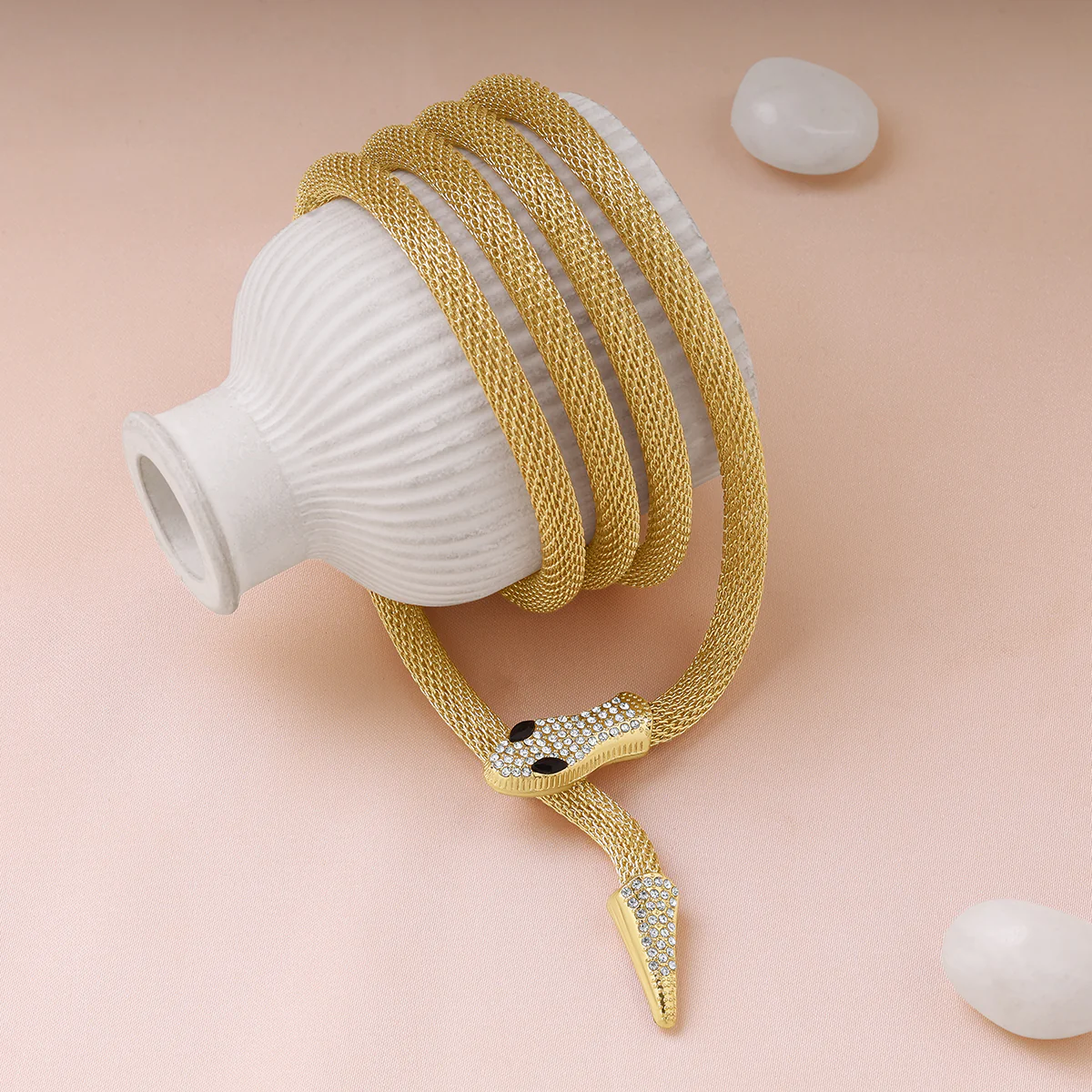Regal Reptile Snake Necklace