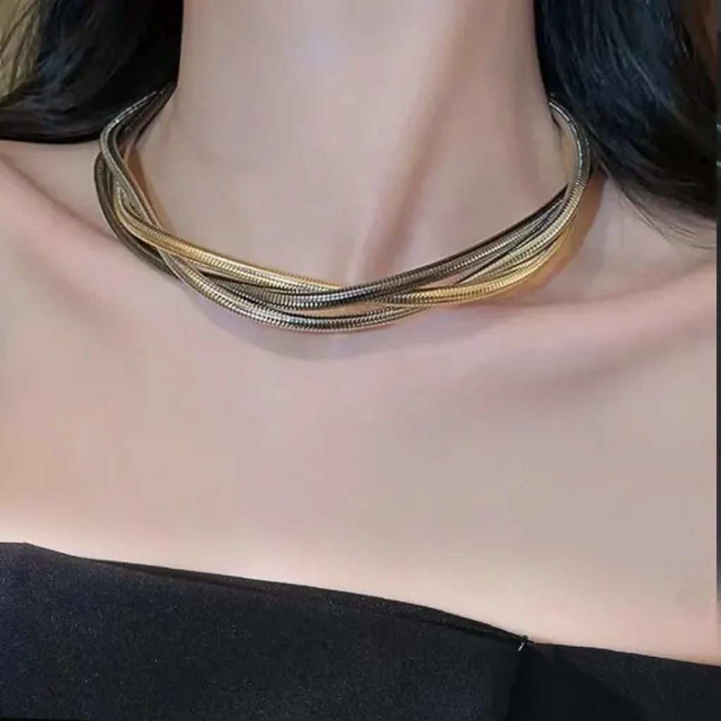 Rope Swirl Necklace & Bracelet - Image 4