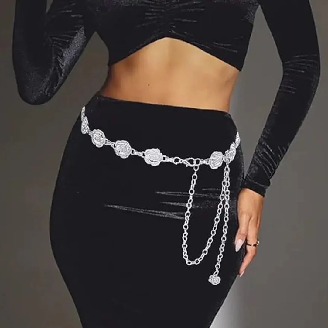 Rose Chain Waist Belt - Image 2