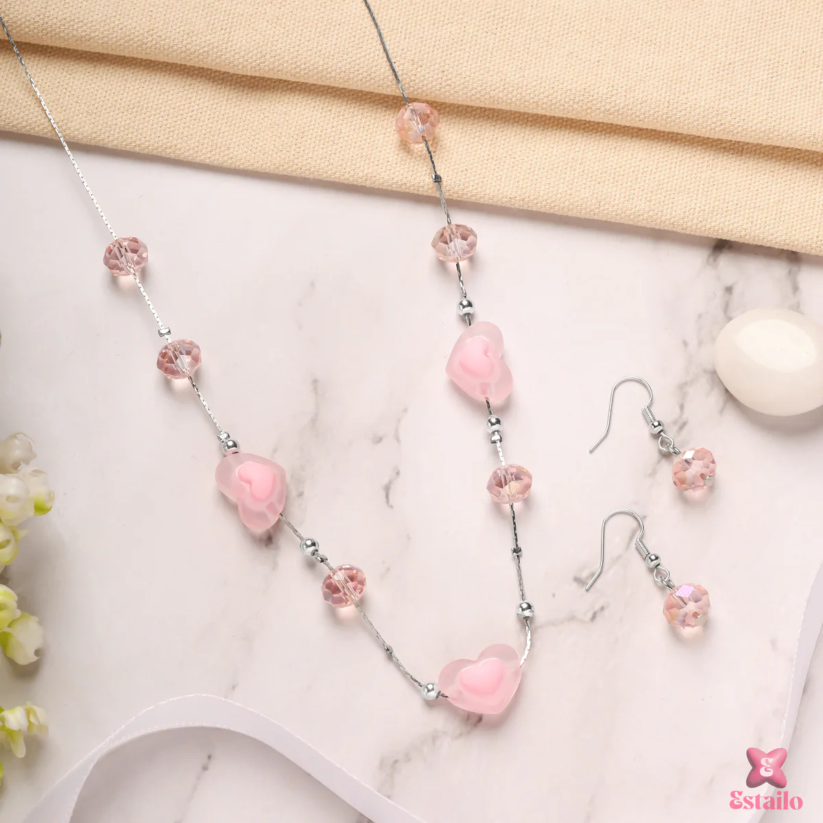 Rosy Heart Jewels Set - Image 2