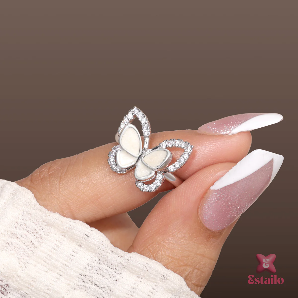 Serene Butterfly Ring