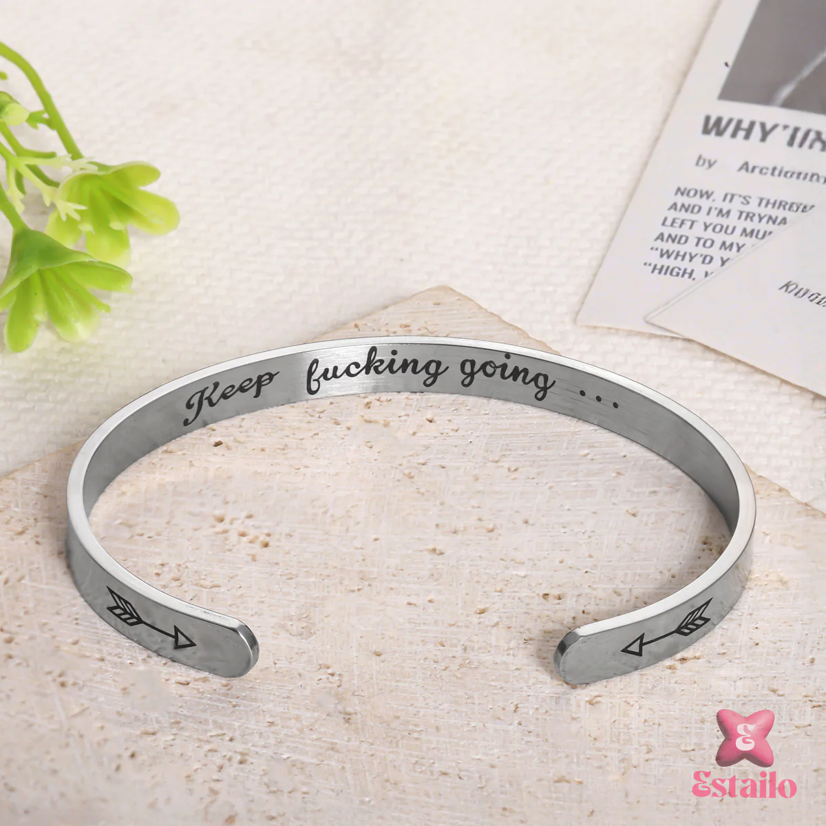 Sleek Cuff Bracelet - Image 2