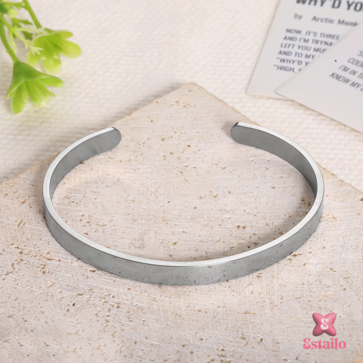 Sleek Cuff Bracelet - Image 3