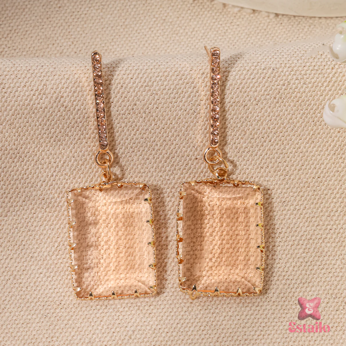 Sparkling Statement Earring - Image 2