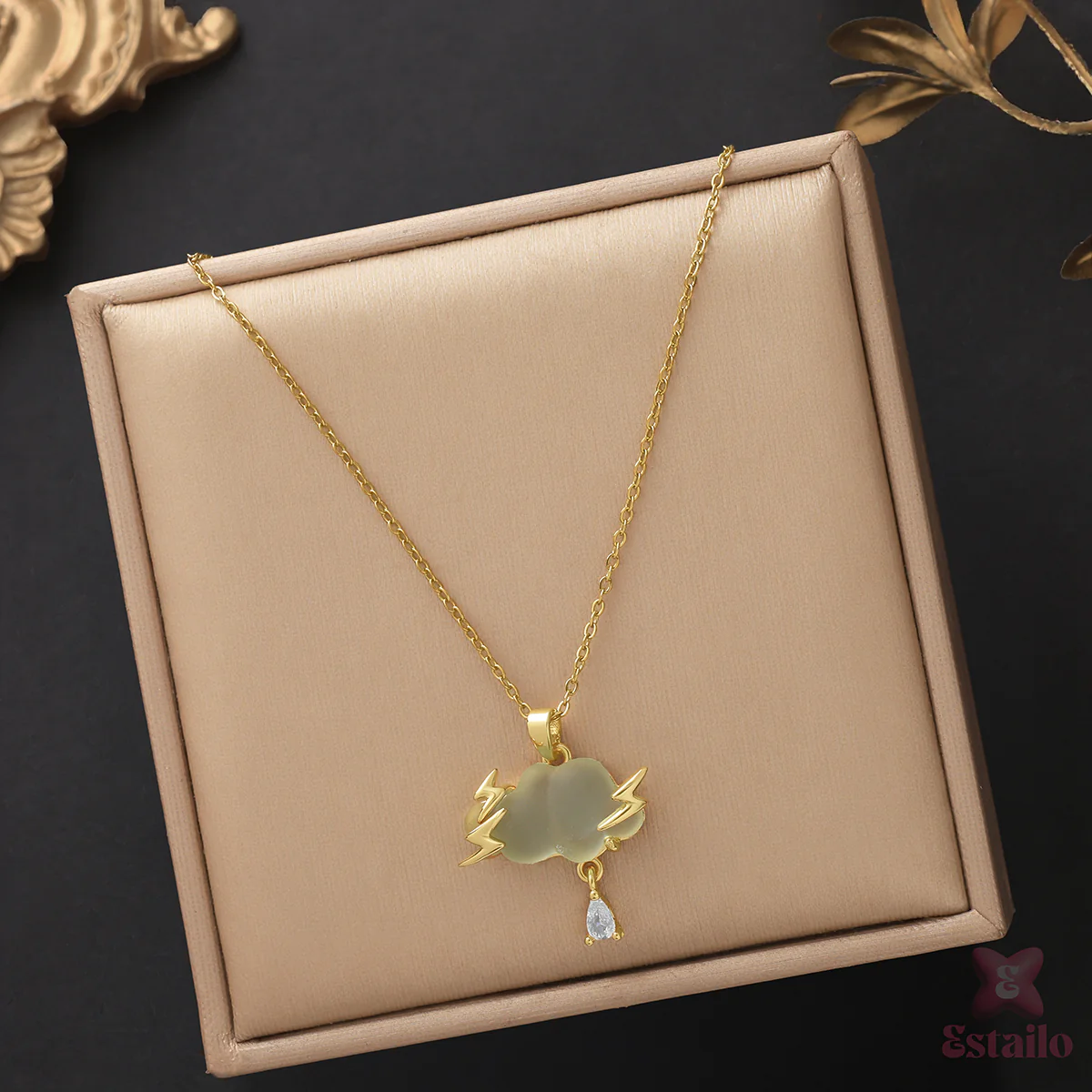 Storm Cloud Necklace