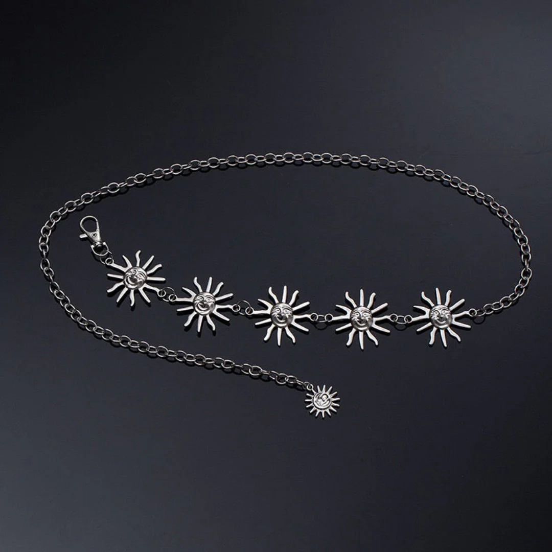 Sunburst Waist Chain Belt - Image 2