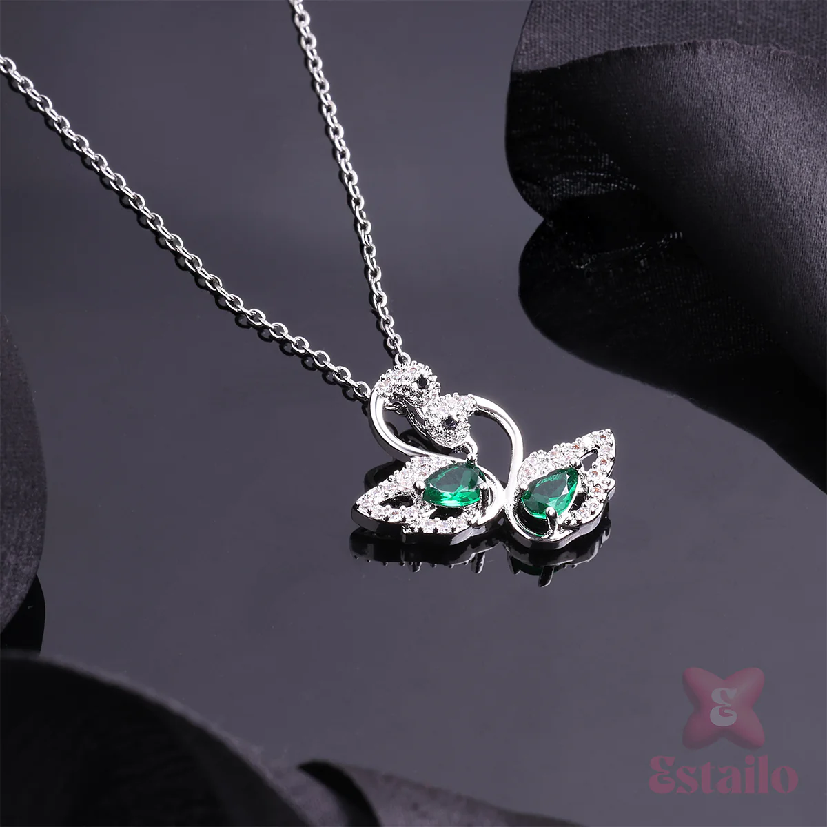 Swan's Embrace Necklace