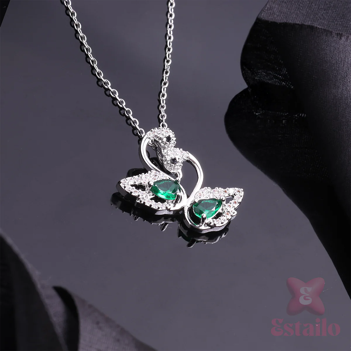 Swan's Embrace Necklace - Image 2