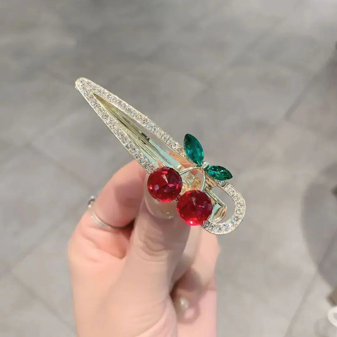 Sweet Cherry Hair Clips - Image 3