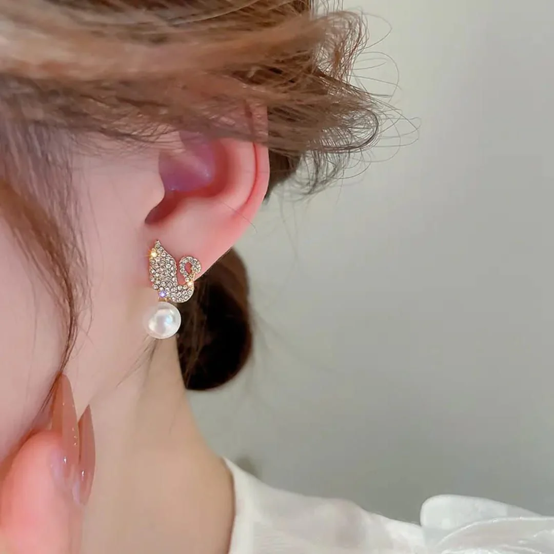 Take A Swan Dive Earring - Image 4