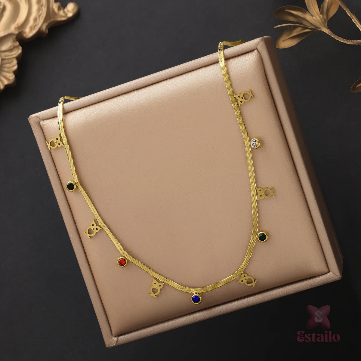 Teddy Bear Sparkle Strand Necklace - Image 2