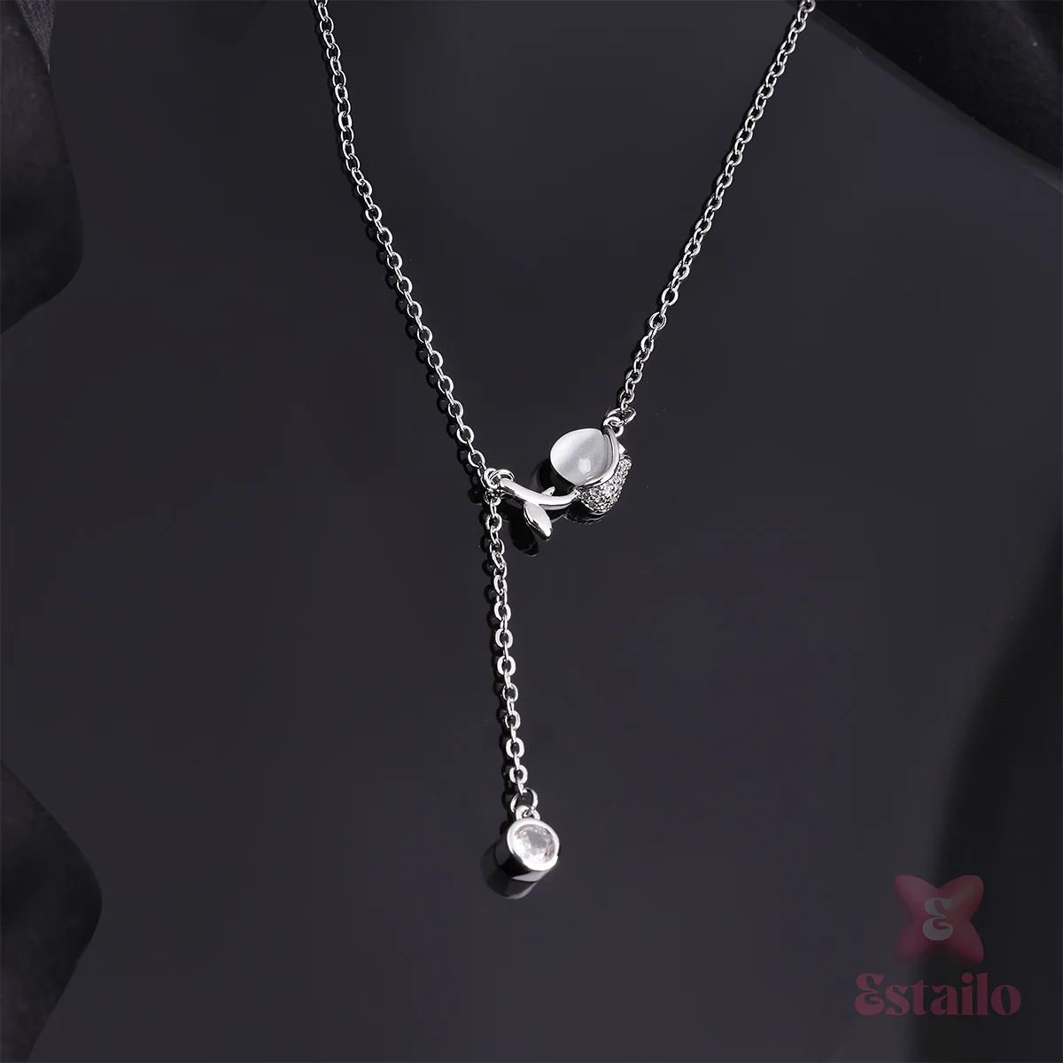Tulip Lariat Necklace - Image 2