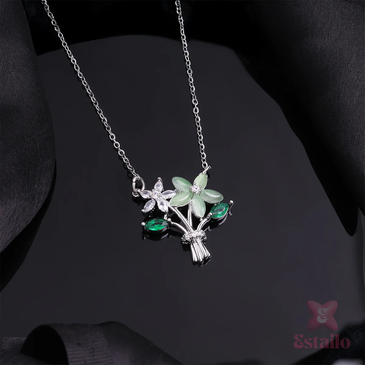 Verdant Bloom Necklace - Image 2