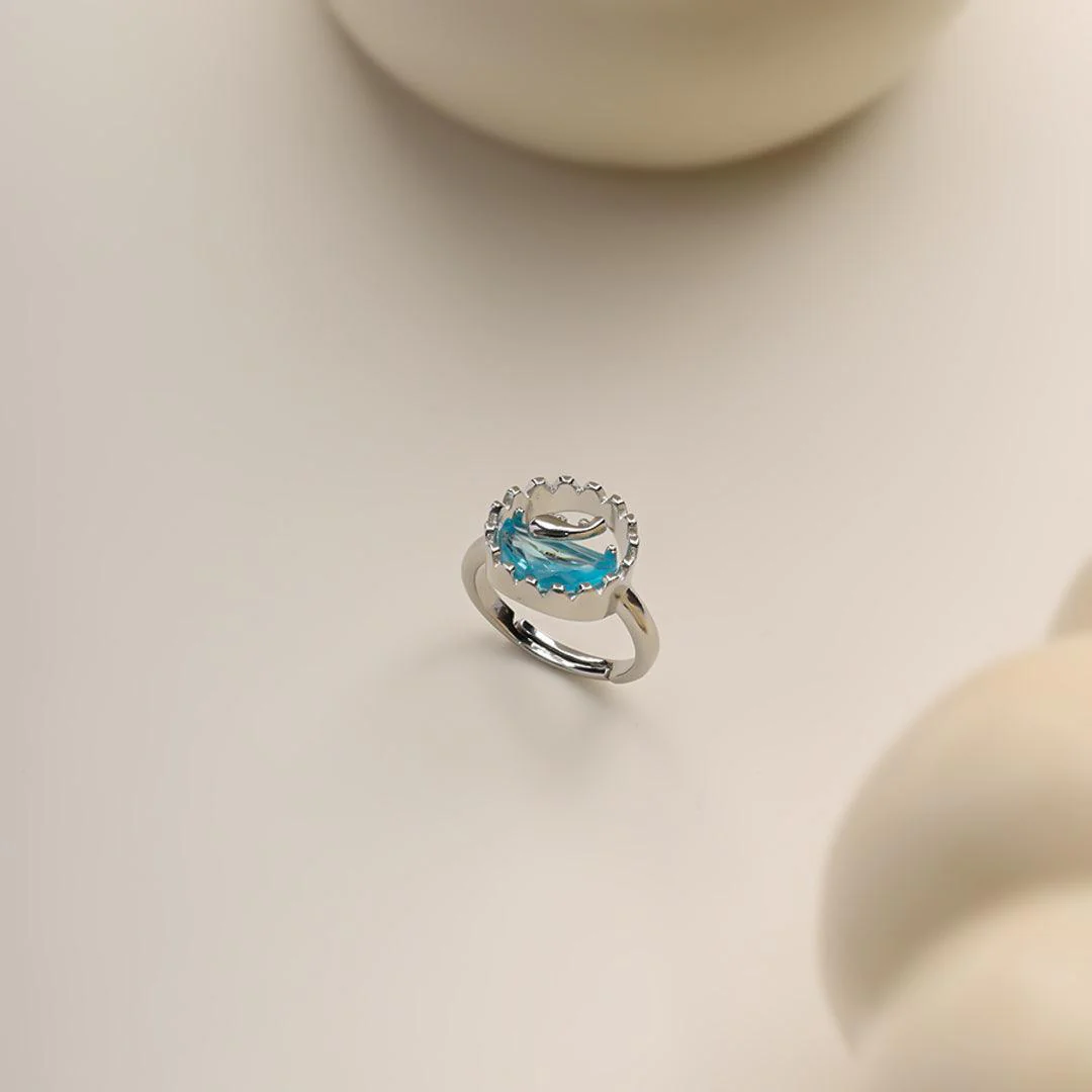 Whale Sterling Ring - Image 2