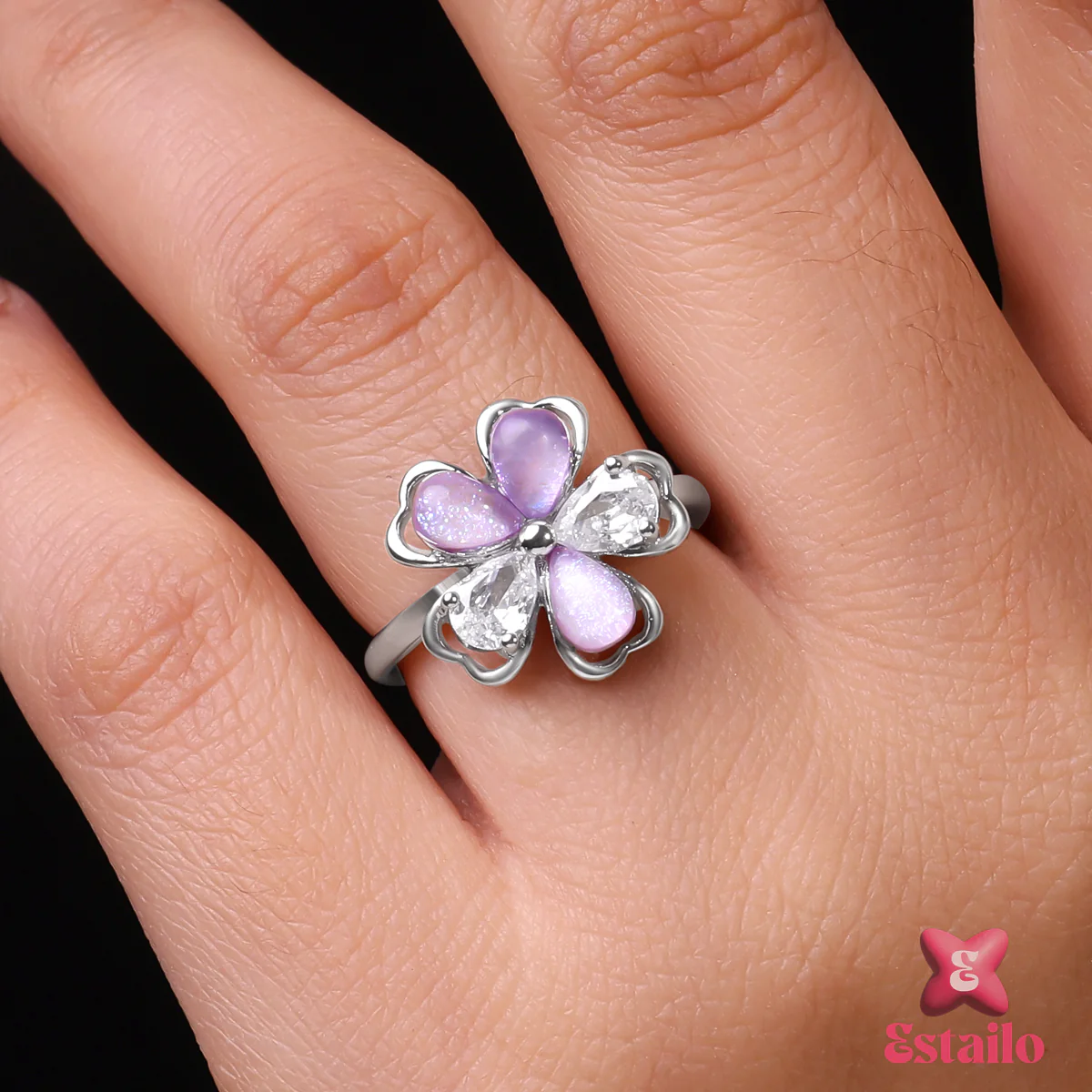Whirlwind Blossom Ring - Image 4