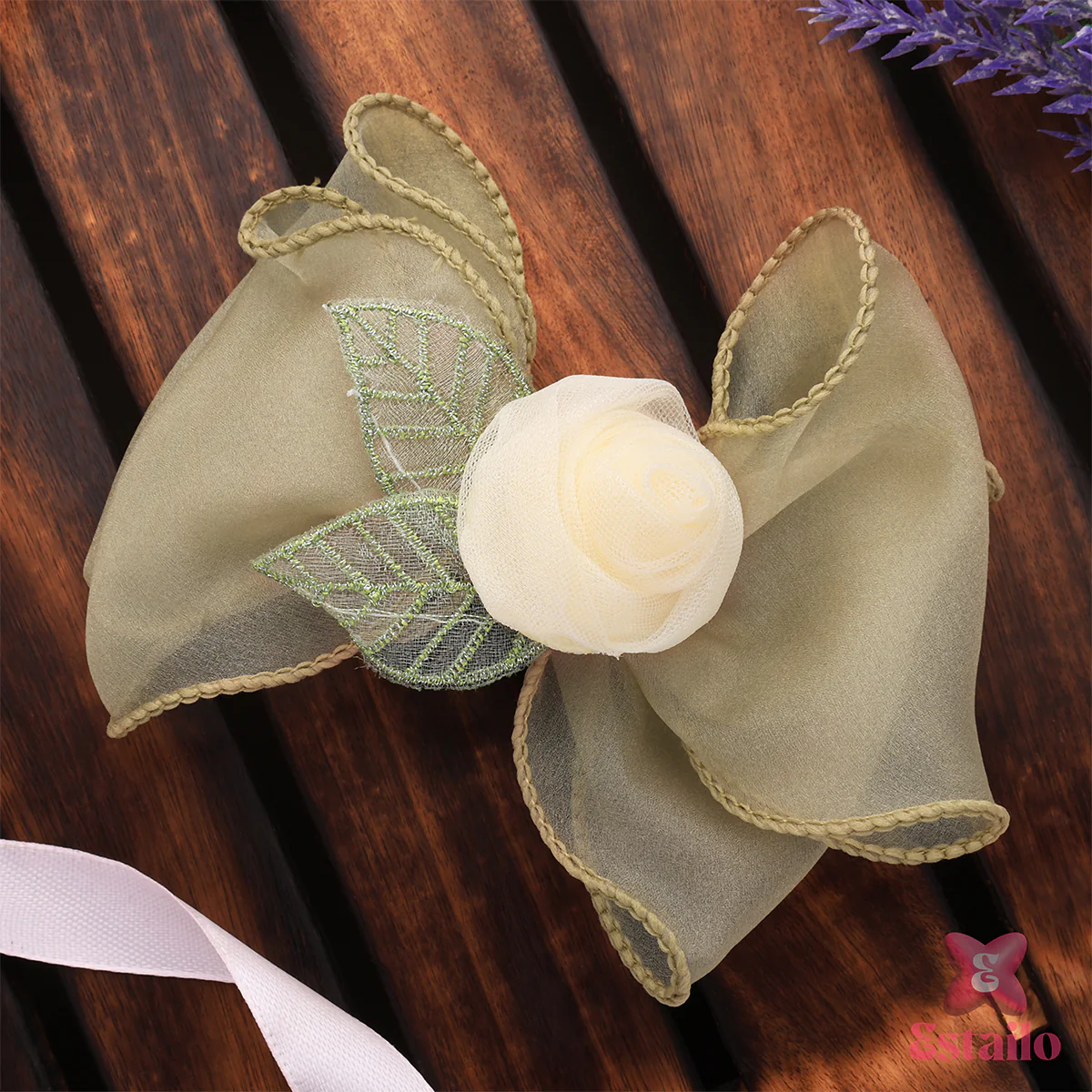 Willow Rose Elegance Bow Clip - Image 2
